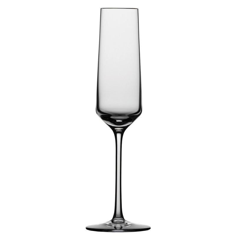 Schott Zwiesel Pure Tritan Crystal Champagne Flute Glass, 7.1 ounce, Set Of 6