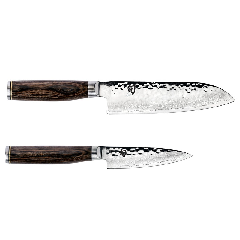 Shun Premier 2 Piece 7″ Santoku & 4″ Paring Knife Set