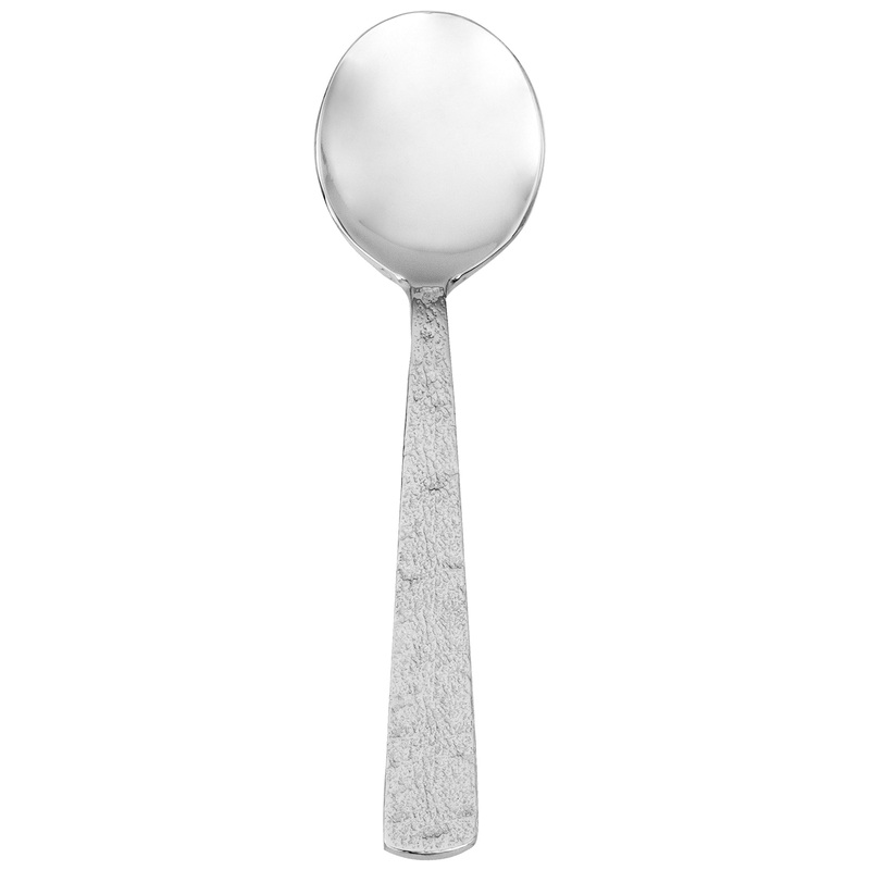 Walco VES12 Vestige 6 7/8″ 18/10 Stainless Steel Extra Heavy Weight Bouillon / Soup Spoon – 12/Pack
