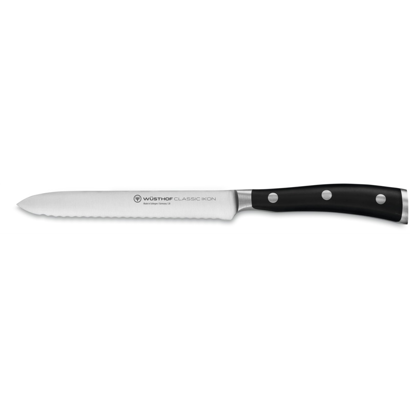 Wusthof – Classic Ikon Serrated Utility Knife 5″