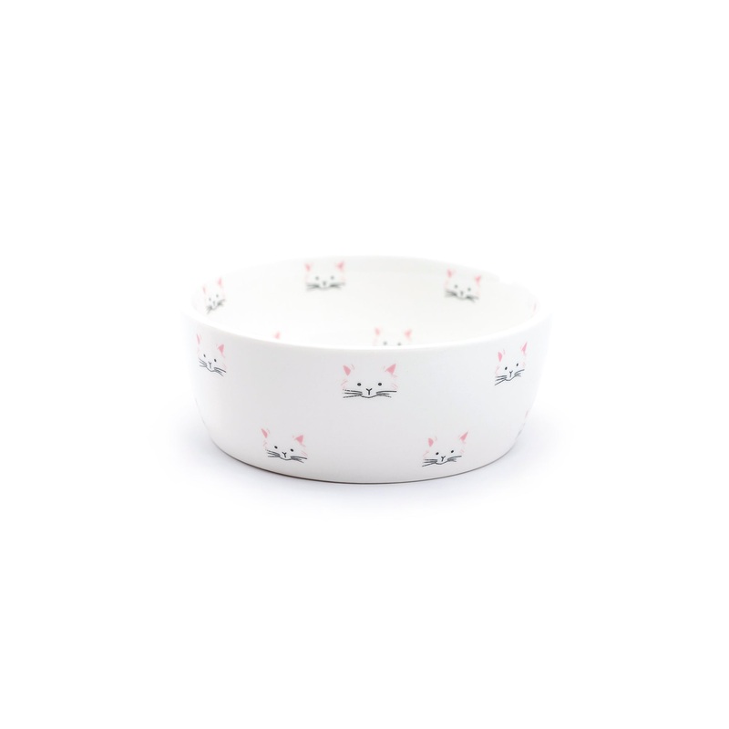 5″ Ceramic Cat Bowl