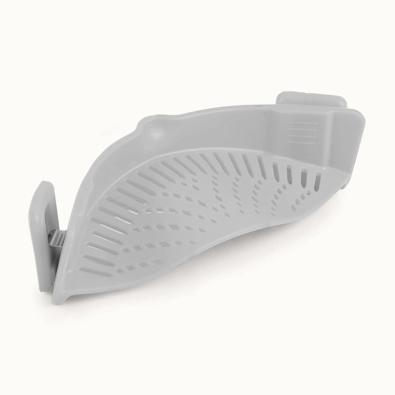 Adjustable Silicone Pot Strainer for Pots, Pans and Bowls  Heat-Resistant Strainer
