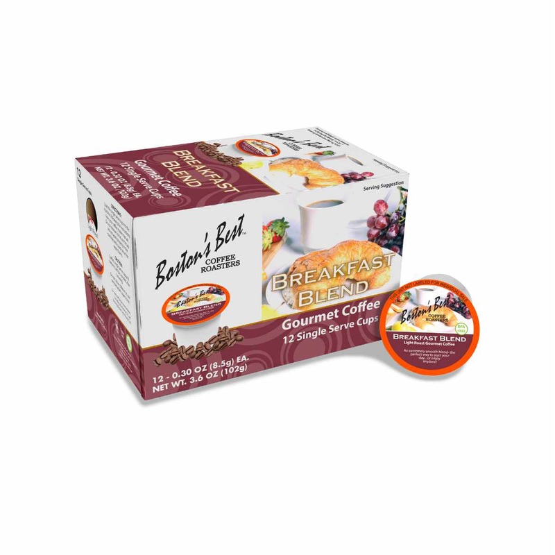 Boston’s Best Breakfast Blend Single-Serve Coffee Pods (Case of 72)