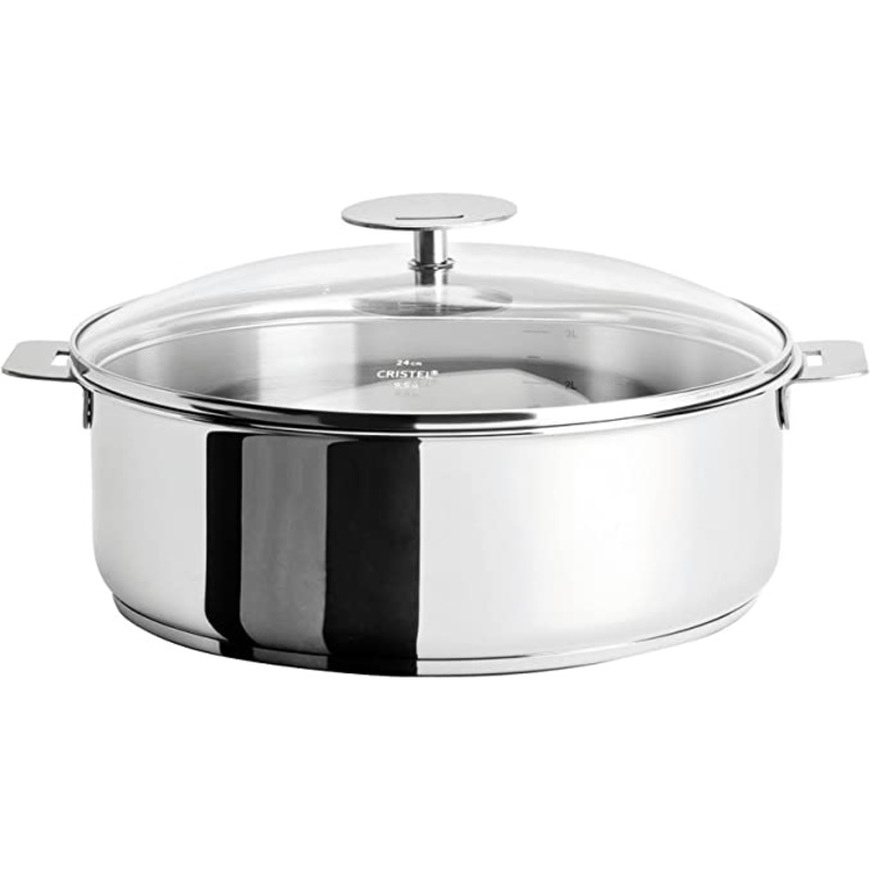 Cristel Casteline – 6 Qt. Saute Pan plus Lid