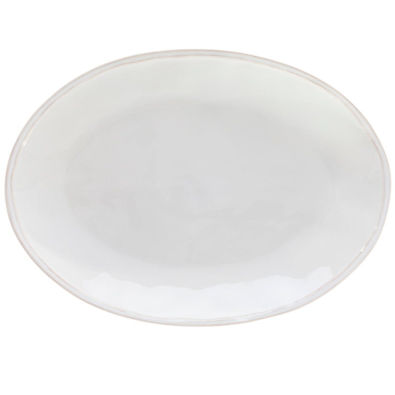 Fontana Oval Platter – Cloud White