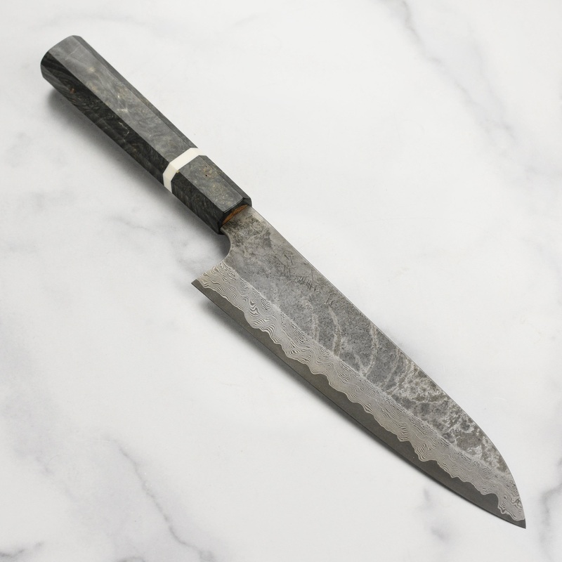 Nigara Ginsan Kurozome Damascus 8.25″ Gyuto