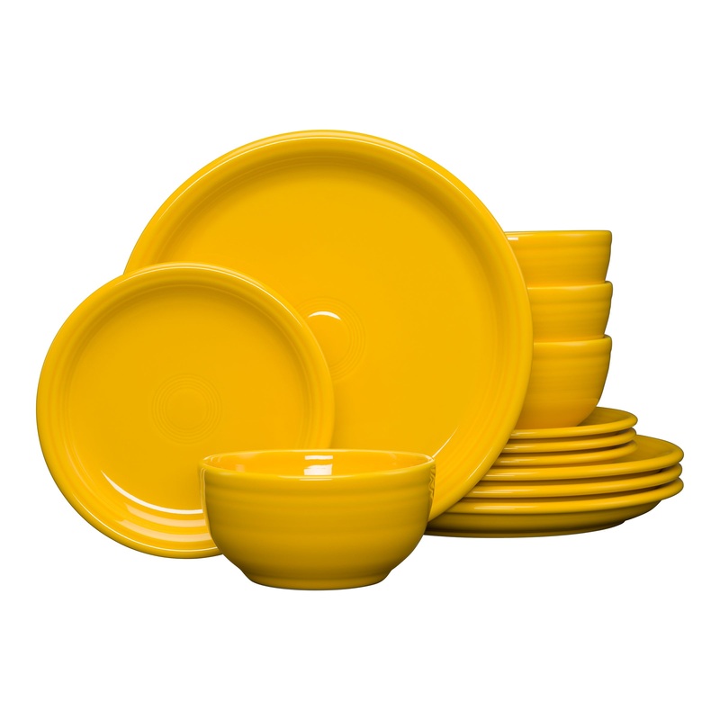 Bistro Coupe 12-Piece Dinnerware Set, Service for 4