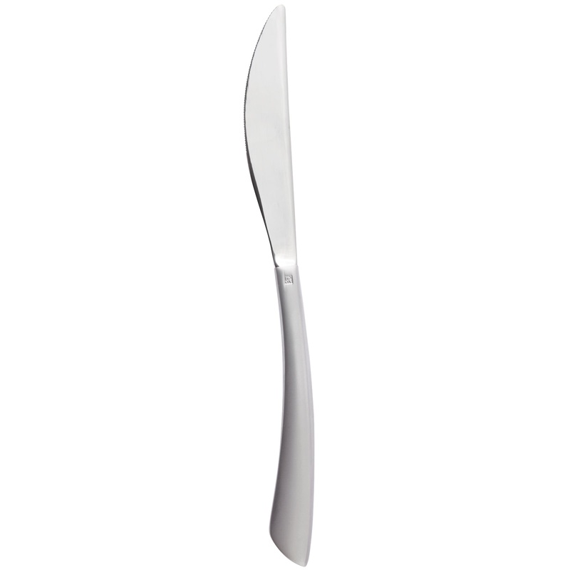 Chef & Sommelier FJ704 Kya Sand 9 3/8″ 18/10 Stainless Steel Extra Heavy Weight Dinner Knife by Arc Cardinal – 12/Pack