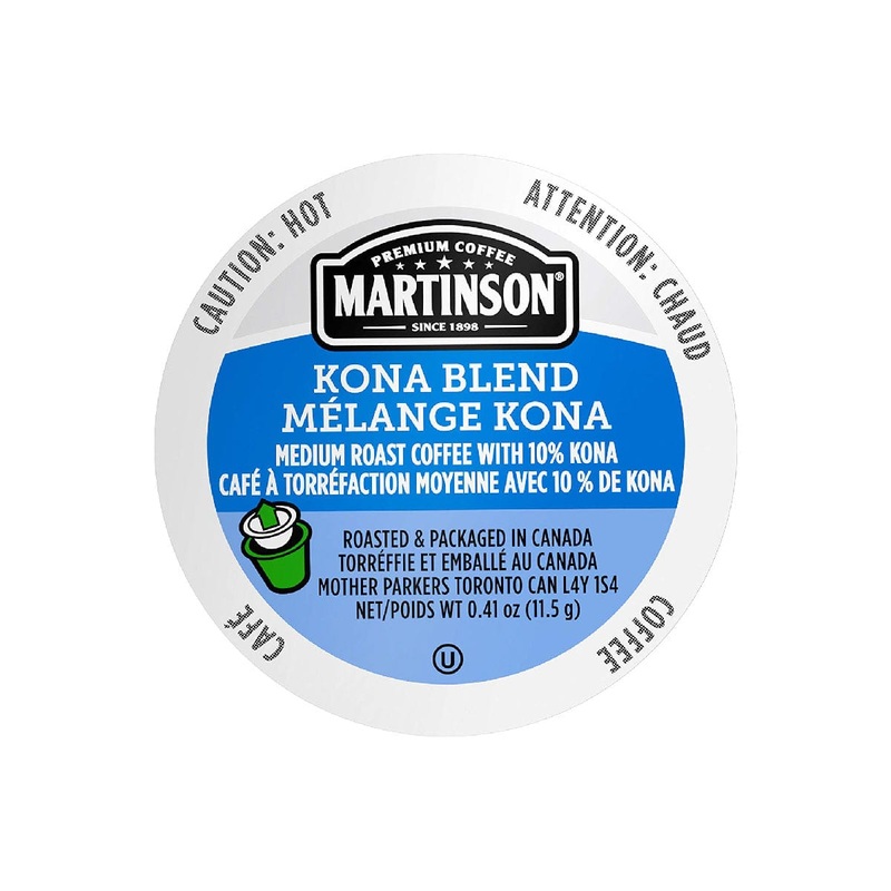 Martinson Coffee Kona Blend Single Serve Pods (Box of 24)