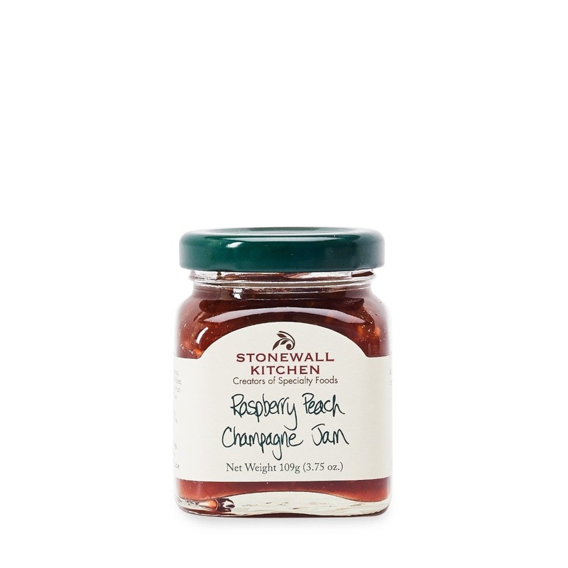 Raspberry Peach Champagne Jam Mini Jar