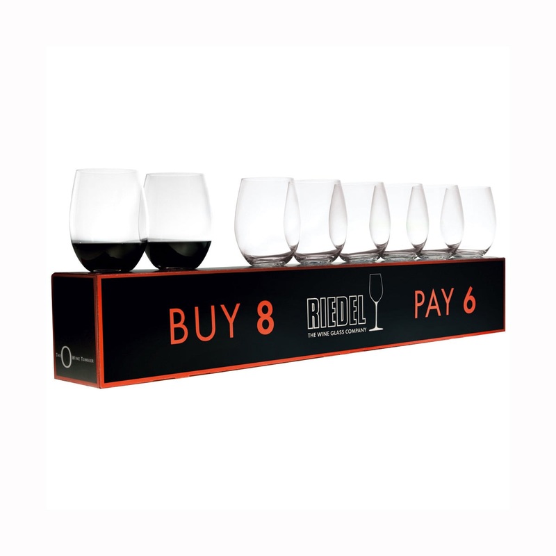 Riedel O Cabernet/Merlot Glass – Buy 6 Get 8 – Set of 8