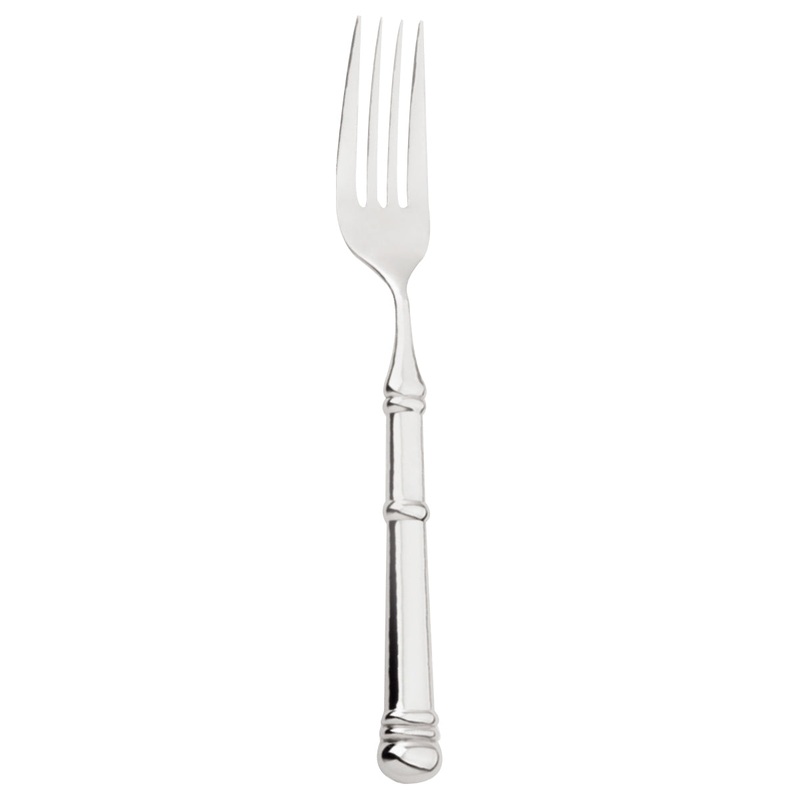 Walco 520514 Soprano 8 3/8″ 18/10 Stainless Steel Extra Heavy Weight 4 Tine European Table Fork – 12/Pack