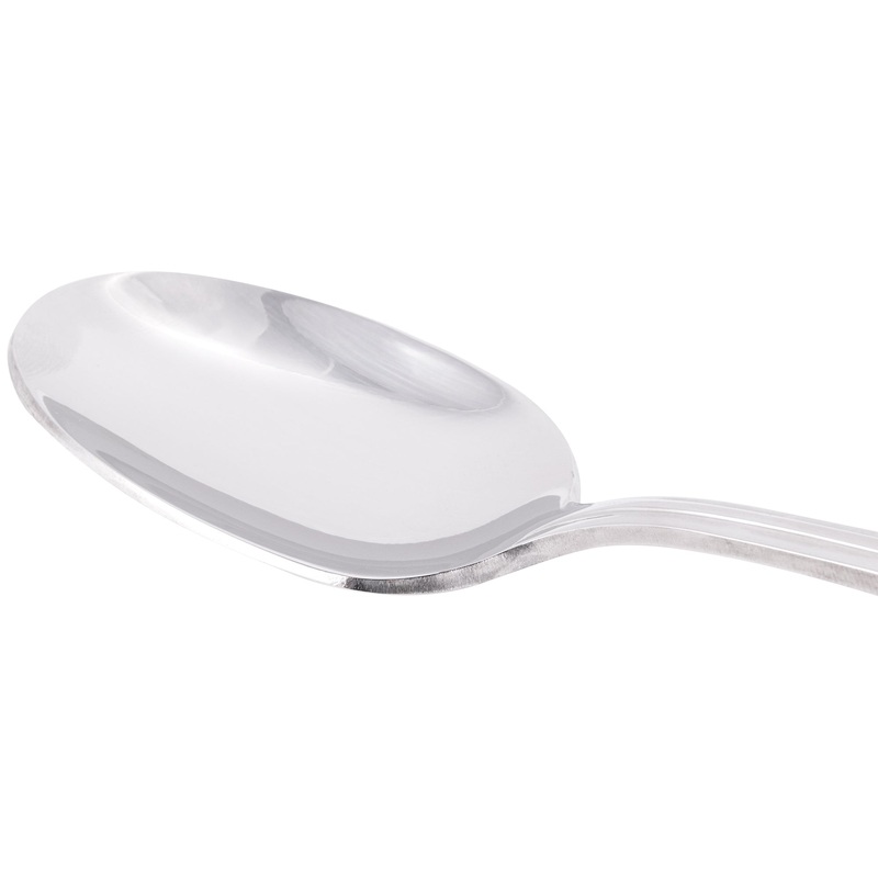 World Tableware 985 002 Varese 7 1/8″ 18/8 Stainless Steel Extra Heavy Weight Dessert Spoon – 12/Pack