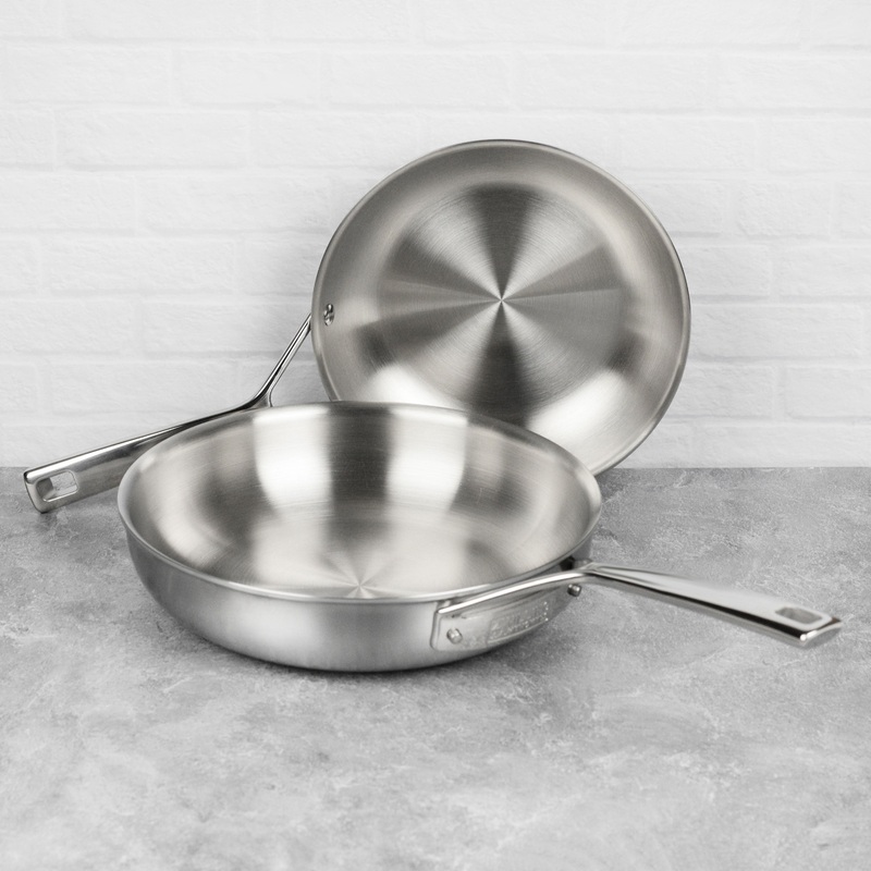 Zwilling Aurora 5-ply Stainless Steel 8 & 9.5″ Fry Pan Set