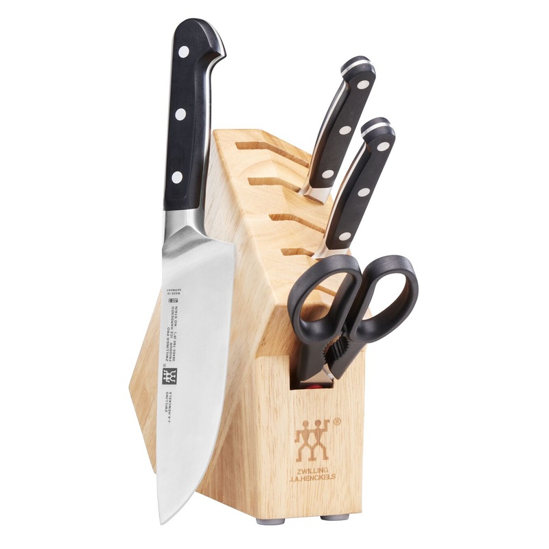 Zwilling Pro Stainless Steel 5-Piece Knife Block Set