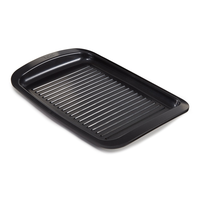 BergHOFF Leo Graphite Nonstick Recycled Cast Aluminum Teppanyaki Grill Plate 12.75″