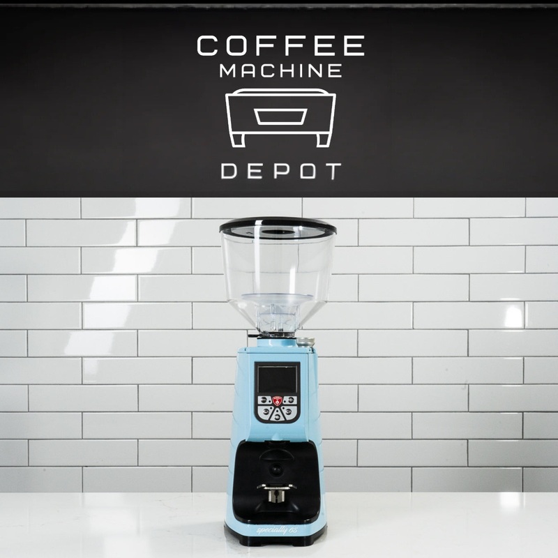 Eureka Atom specialty 65 Commercial Grinder – Sky Blue