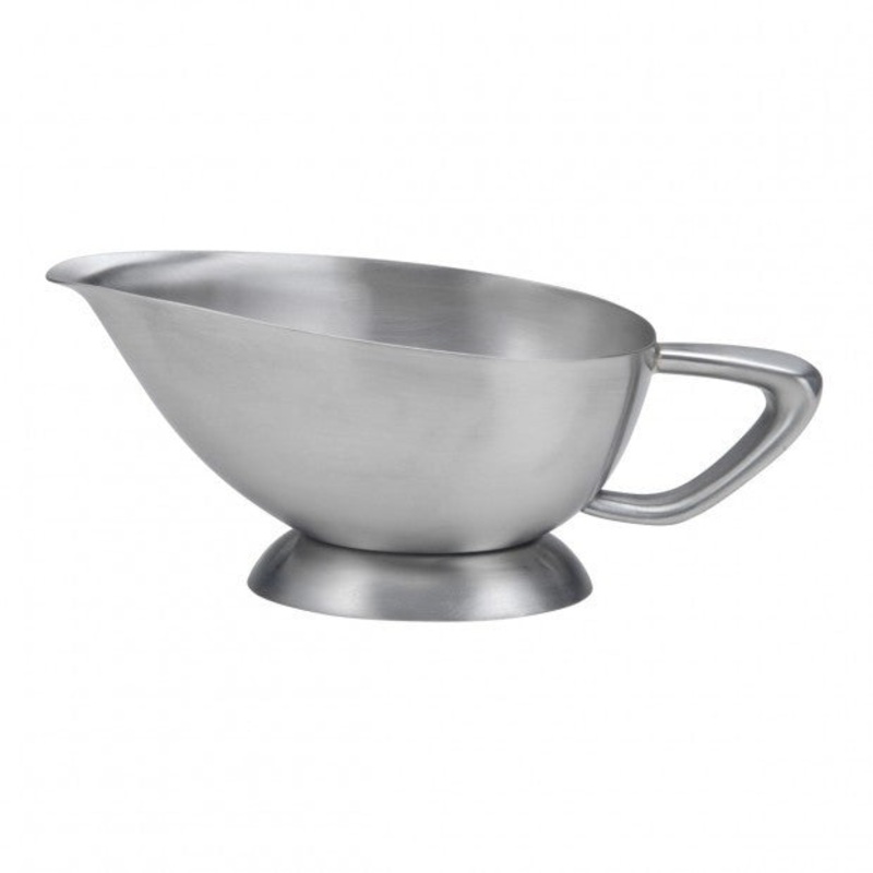 Oneida Stiletto Stainless Steel 16 Ounce Sauce Boat 18/10 Stainless