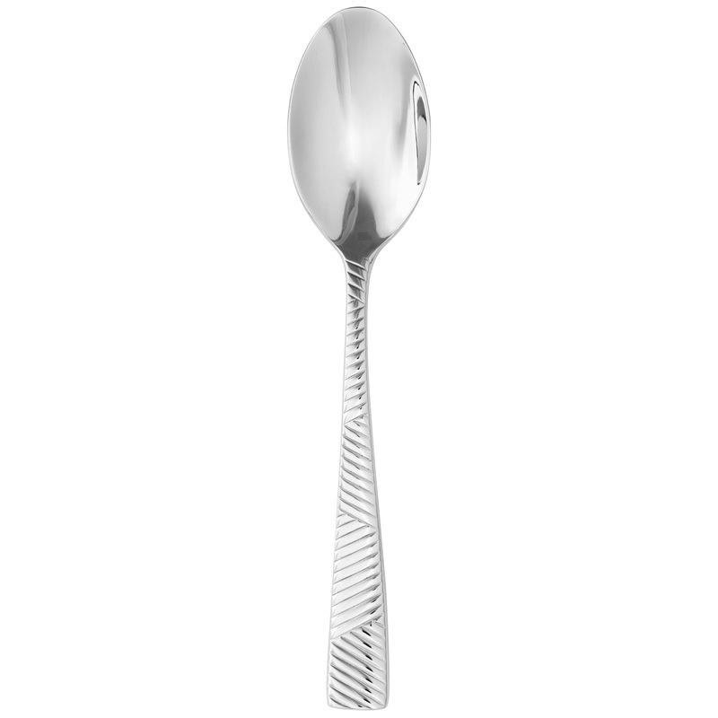 Oneida T389SDEF Cheviot 7 3/8″ 18/10 Stainless Steel Extra Heavy Weight Oval Bowl Soup / Dessert Spoon – 12/Pack