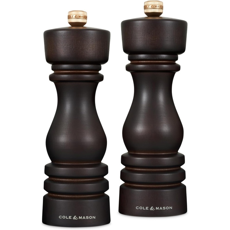 The London Collection Salt & Pepper Mill Set, 7″