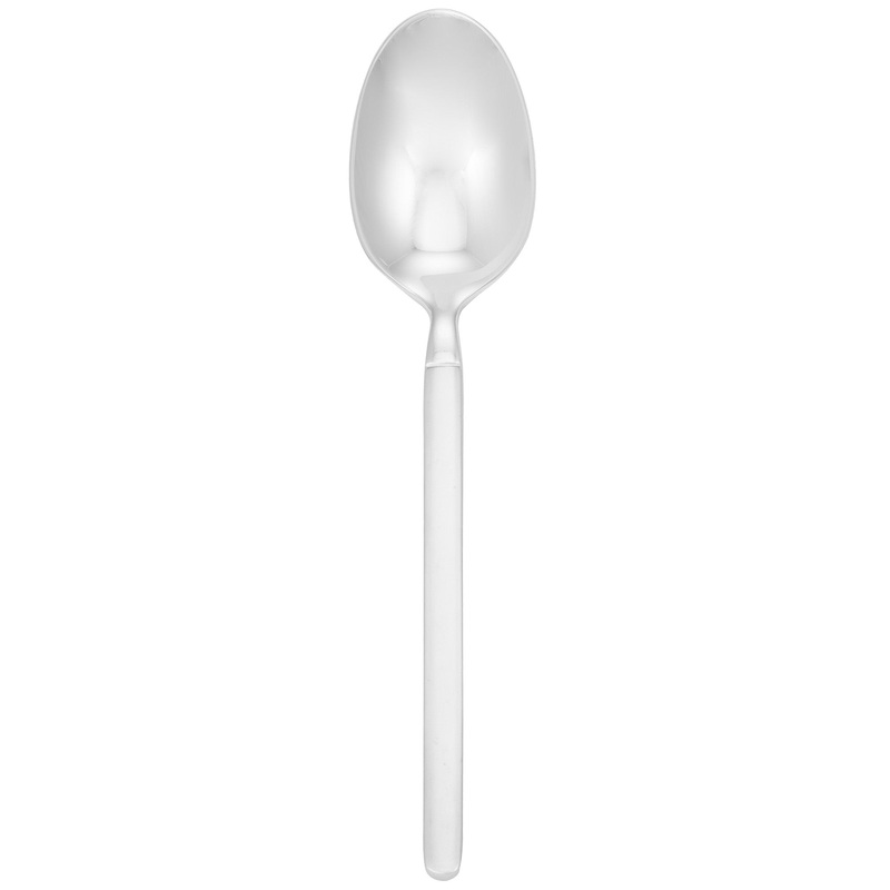 Walco S2503 Frosted Vogue 8 3/8″ 18/10 Stainless Steel Extra Heavy Weight Tablespoon / Serving Spoon – 12/Pack