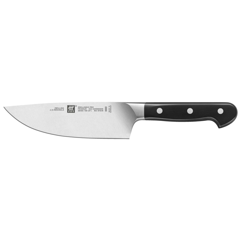 Zwilling Pro Stainless Steel Chef’s Knife, 6-Inches