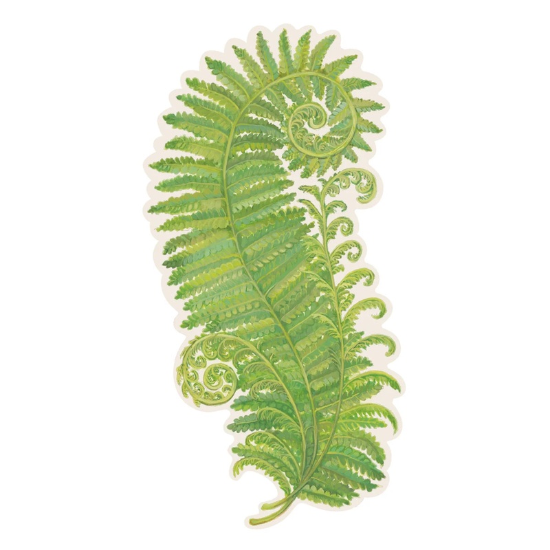 Hester &  Cook Die Cut Fern Placemat