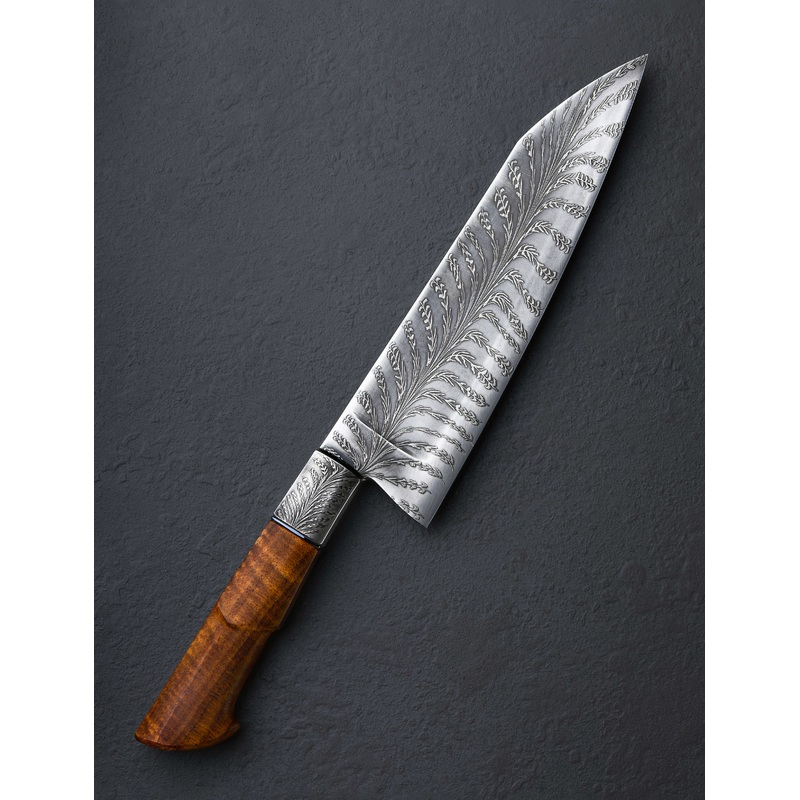 Koa Arboreal Feathered Chef 208mm
