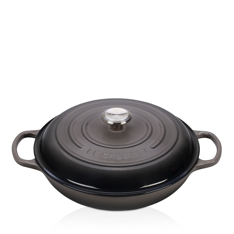 Le Creuset – 3.5 Qt. Signature Braiser – Oyster