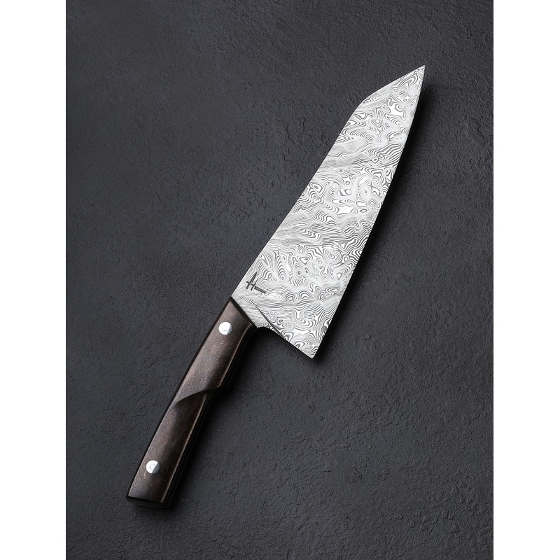 Space Coral Damasteel Santoku 200mm