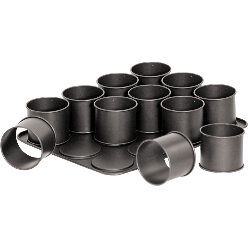 Zenker Ring Mold Pan for Mini Desserts, Nonstick