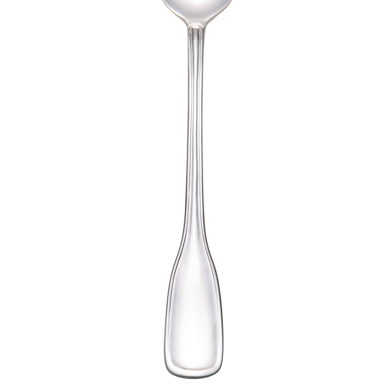 Acopa Saxton 7 9/16″ 18/0 Stainless Steel Heavy Weight Iced Tea Spoon – 12/Pack