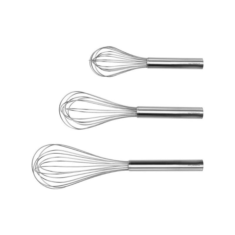 BergHOFF Studio 3Pc 18/10 Stainless Steel Whisk Set