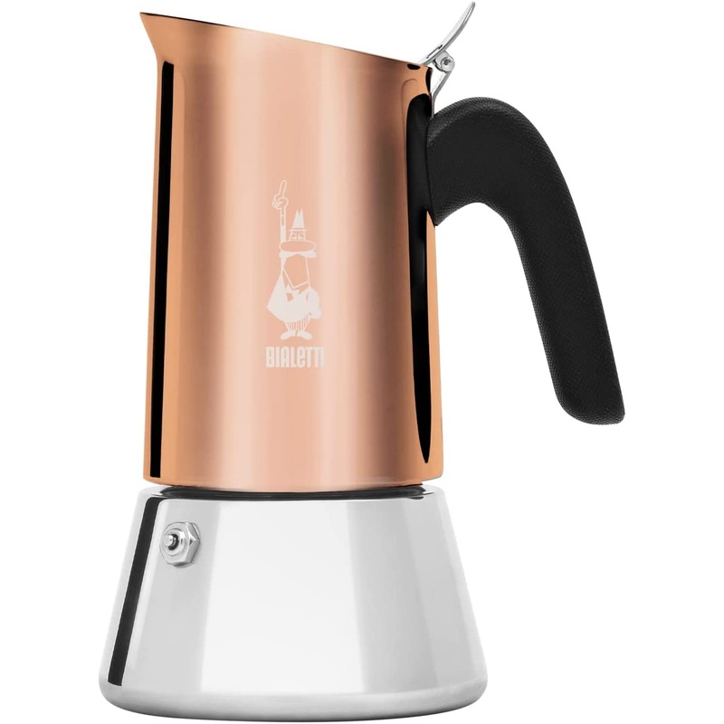 Bialetti Venus Induction Stovetop Espresso Maker 4 Cups – Copper