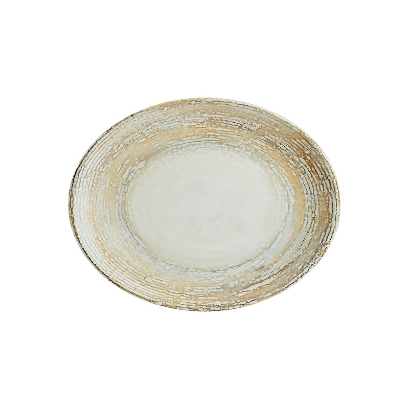 Patera 14.25″ x 11″ x h:1.25″ Oval Decorated Porcelain Platter