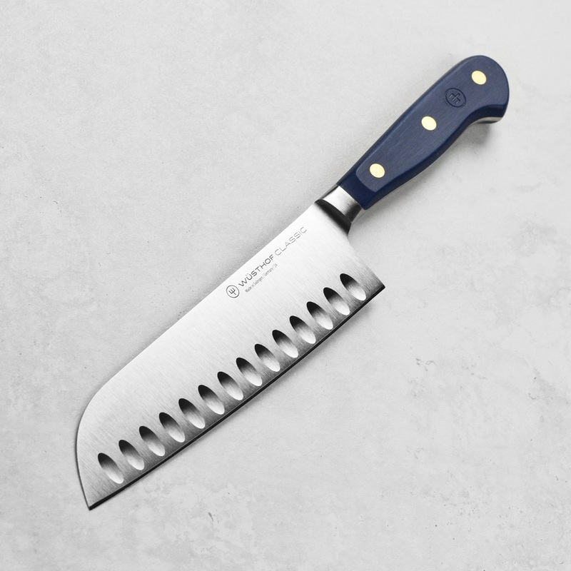 Wusthof Classic 7″ Wild Blueberry Hollow Edge Santoku Knife