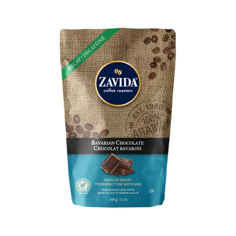 Zavida Decaf Bavarian Chocolate Whole Bean Coffee (12 oz.)