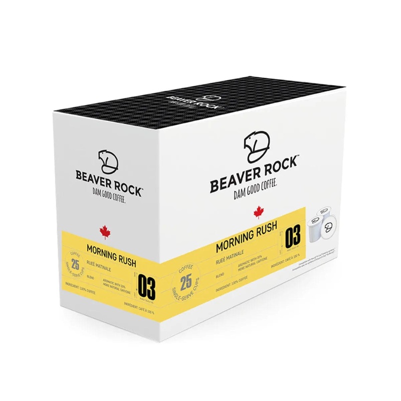 Beaver Rock Morning Rush Single-Serve Coffee Pods (Case of 100)