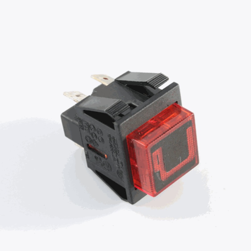 Illuminated Brew Button, Red 120V