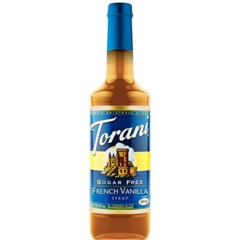 Torani Sugar Free French Vanilla Syrup 750 ML