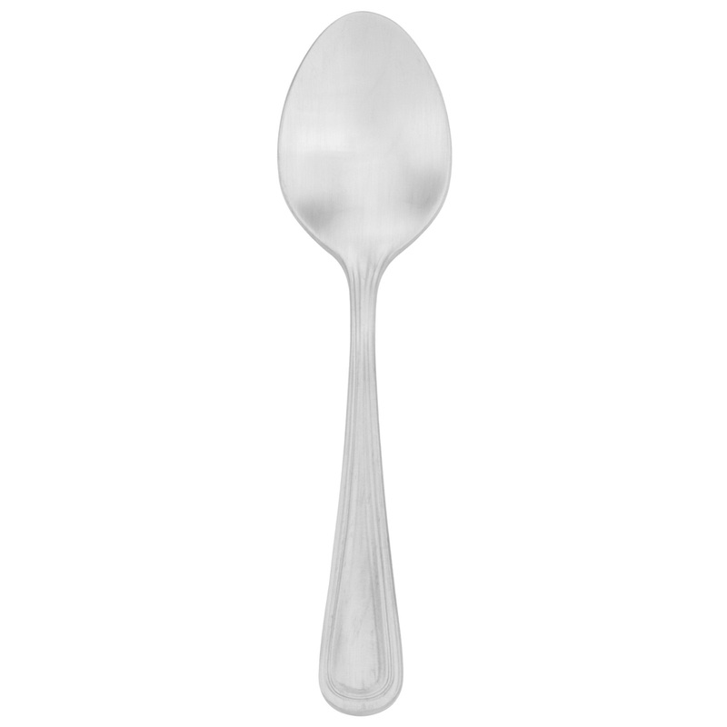 Walco 8129 Napa 4 1/4″ 18/10 Stainless Steel Extra Heavy Weight Demitasse Spoon – 12/Pack