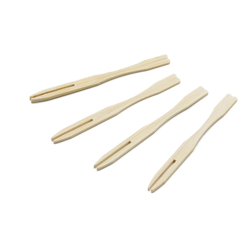3.5″ Bamboo Fork Picks – Pack Of 100