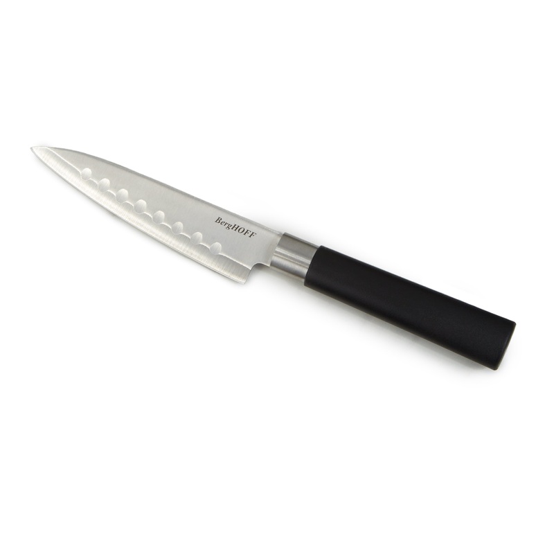BergHOFF DiNA Codon Stainless Steel Scalloped Santoku Knife, 5″