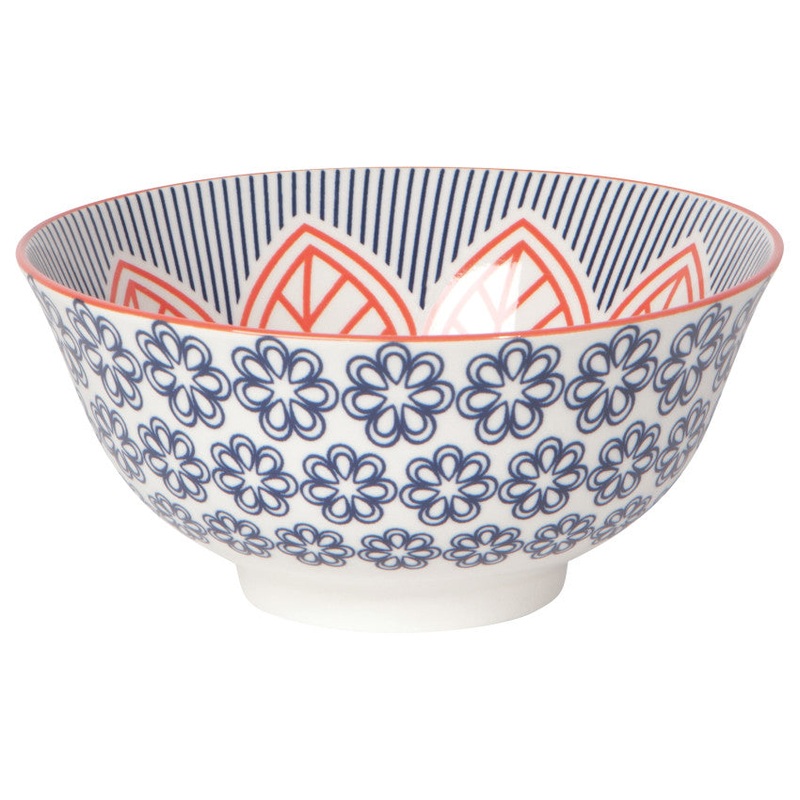 Now Designs 6″ Stamped Bowl – Red Floral