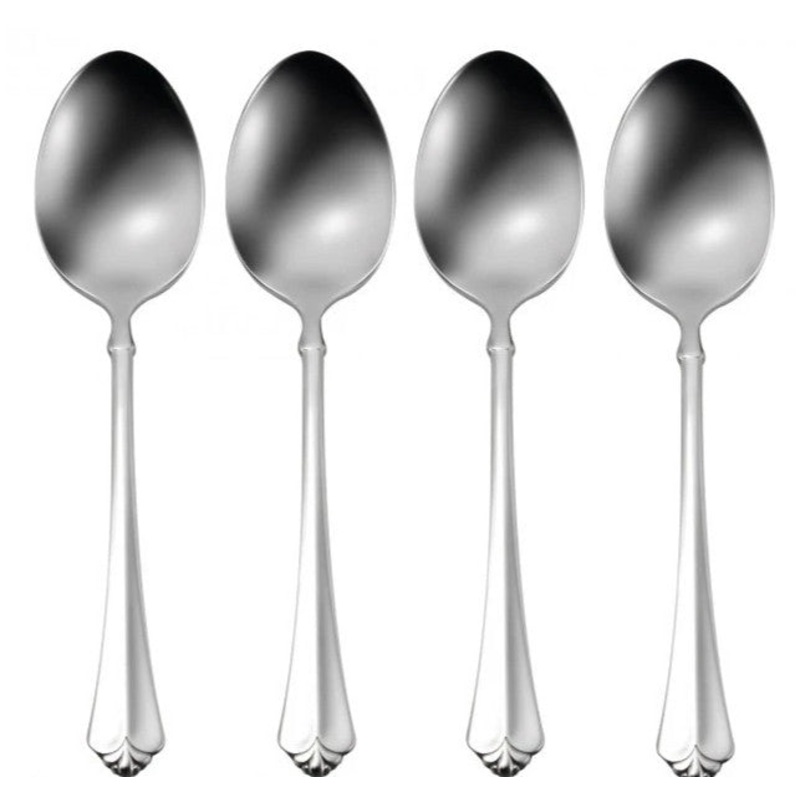 Oneida Juilliard Set of 4 Dinner / Oval Bowl Soup Spoons 7 1/4″