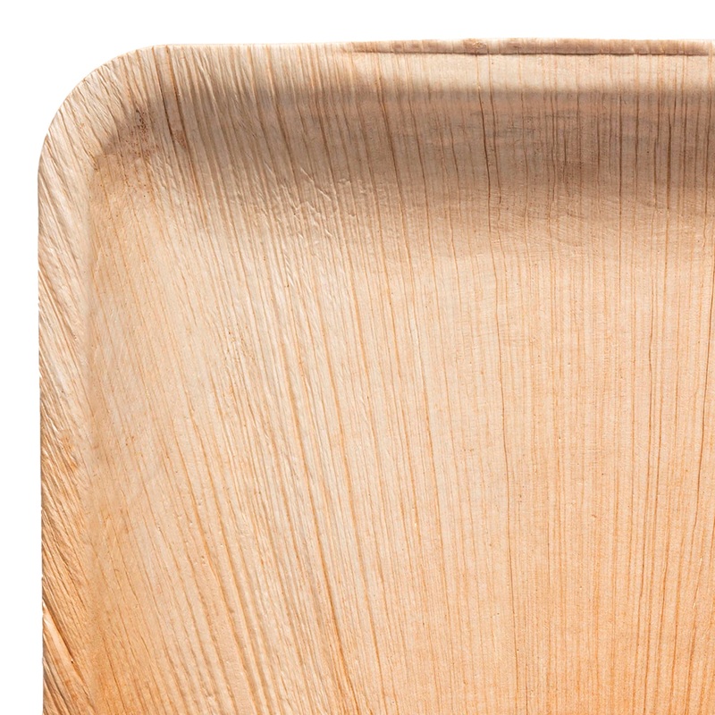 Square Palm Leaf Eco Friendly Disposable Appetizer/Salad Plates (6″)