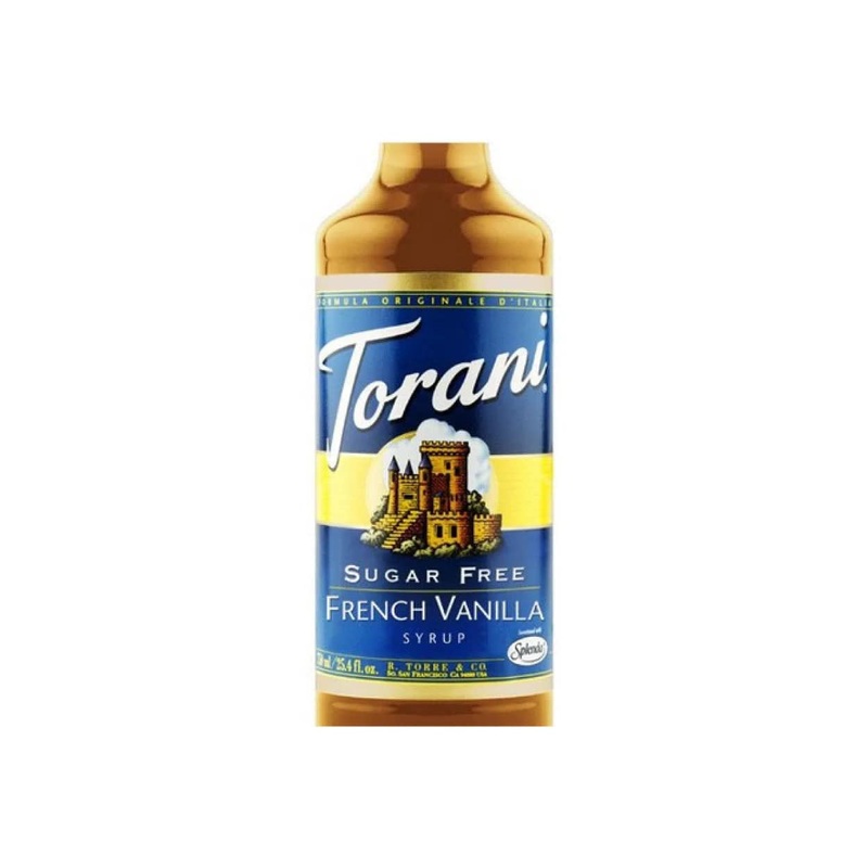 Torani Sugar-Free French Vanilla Syrup (750ml)