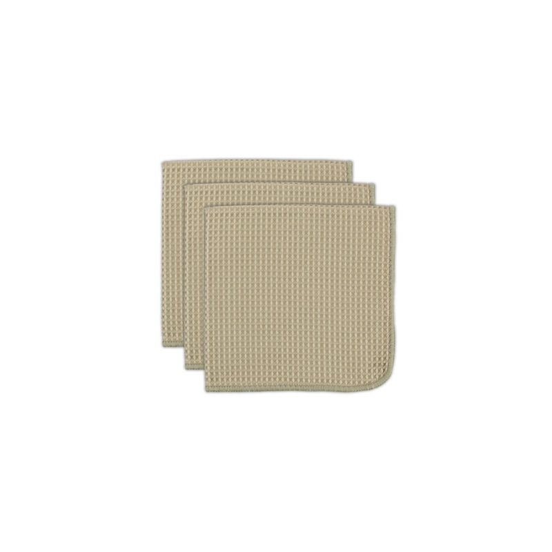 Waffle Weave Cloth (Set of 3) – Pebble