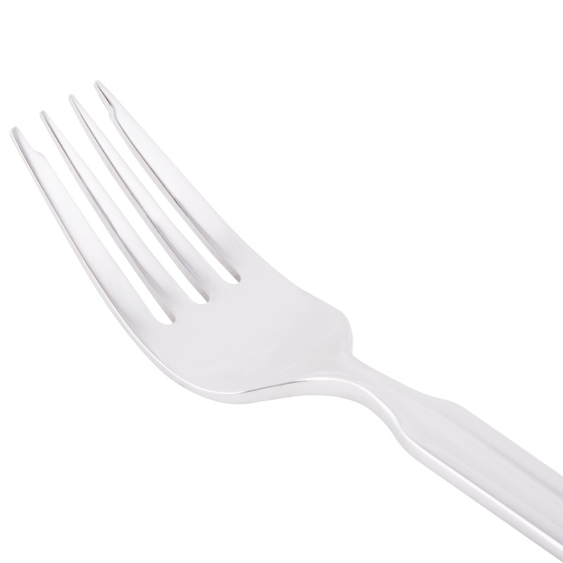 World Tableware 969 038 Madison 7 1/4″ 18/8 Stainless Steel Extra Heavy Weight Salad Fork – 12/Pack