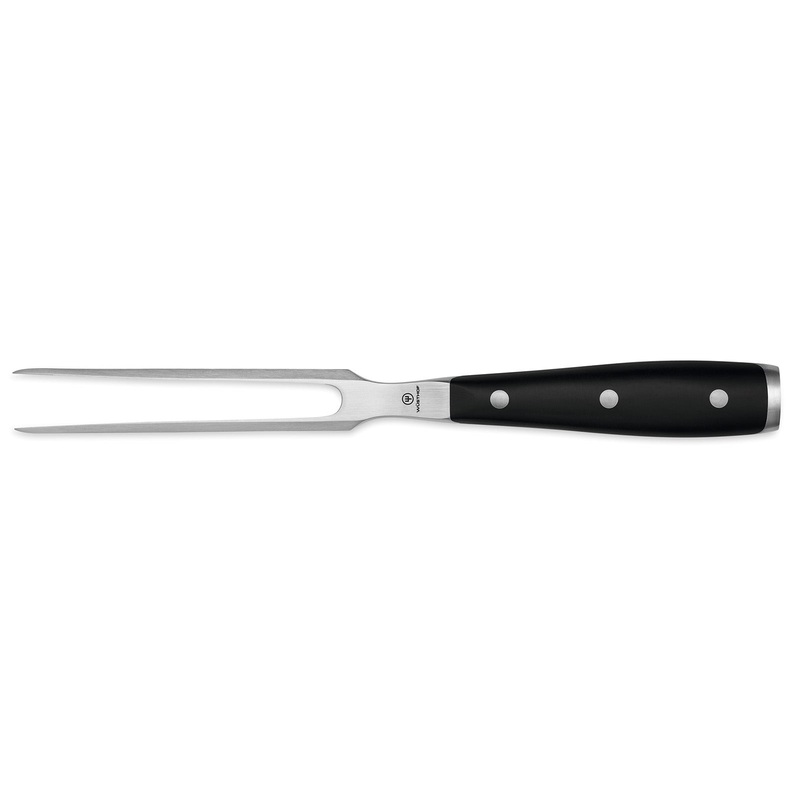 Wusthof Classic Ikon 6″ Straight Meat Fork, Double Bolster